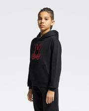 KIDS PIERCE EMBROIDERED CLASSIC FRENCH TERRY HOODIE - B0H135E200