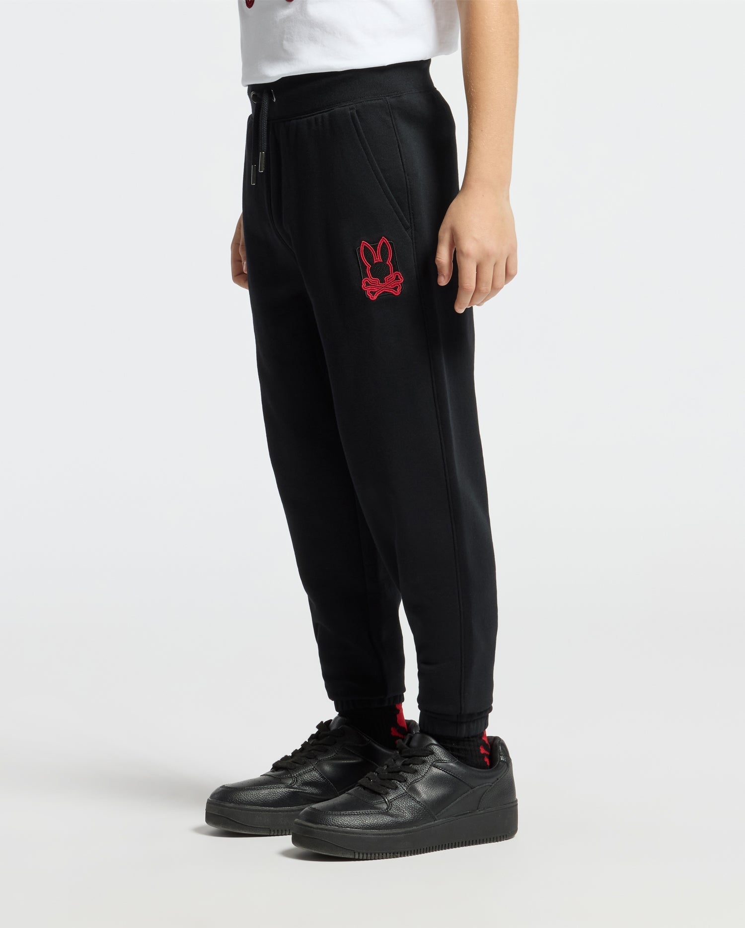 KIDS PIERCE EMBROIDERED CLASSIC FRENCH TERRY SWEATPANT - B0P136E200