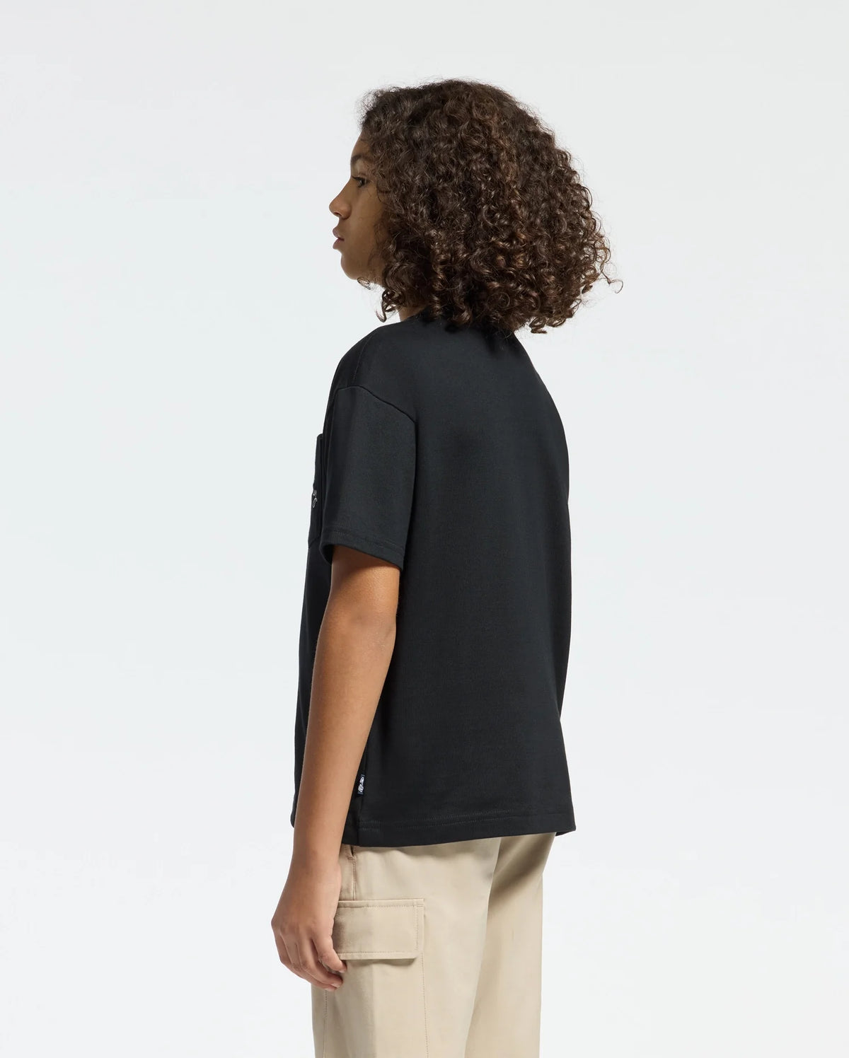Kids | Kids' Desert Oversized Pocket Tee by Psycho Bunny, featuring a relaxed fit, chest pocket, and embroidered logo for a casual, stylish look.