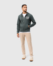 LONDON EMBROIDERED ZIP HOODIE - B6H803D200