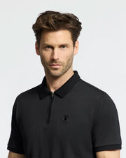 MENS TREVOR PERFORMANCE PIQUE ZIP UP POLO - B6K557F200