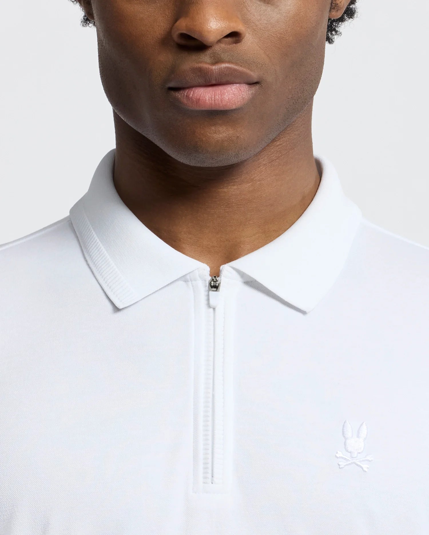 MENS TREVOR PERFORMANCE PIQUE ZIP UP POLO - B6K557F200