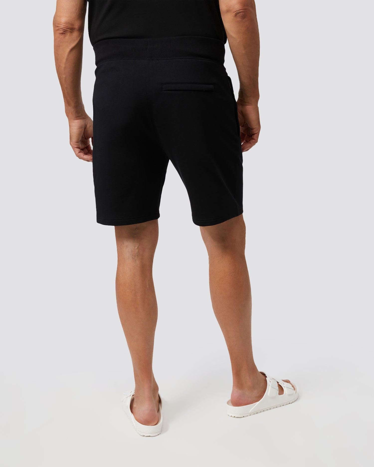 MENS GRESHAM EMBROIDERED SWEAT SHORTS - B6R161W1FT