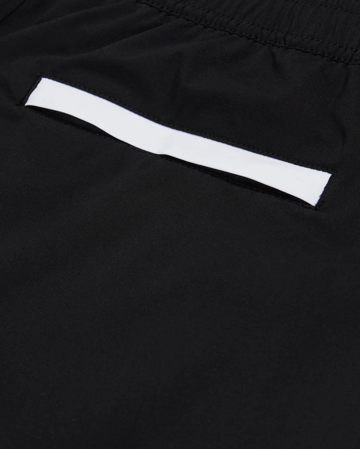 Pocket detail of parker hydrochromic swim trunk