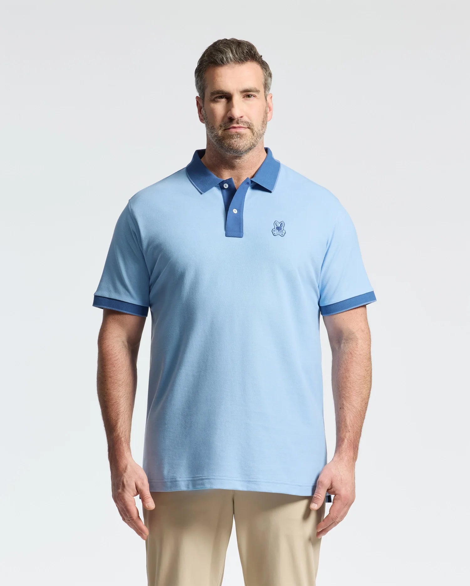 MENS BIG AND TALL NEW CASTLE PIQUE POLO - B9K487F200