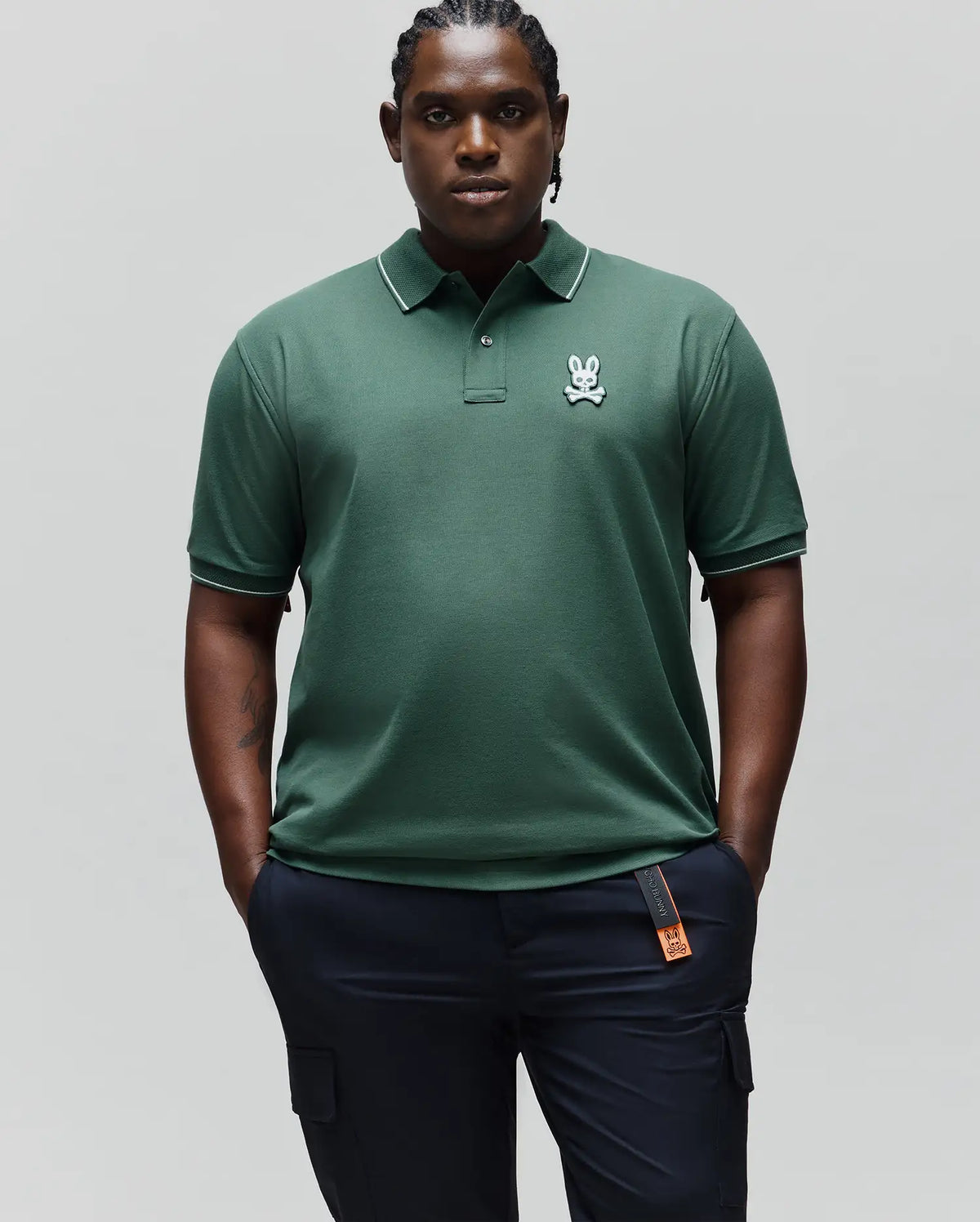 Homme Polo Piqué Grandes Tailles Tate Bunny