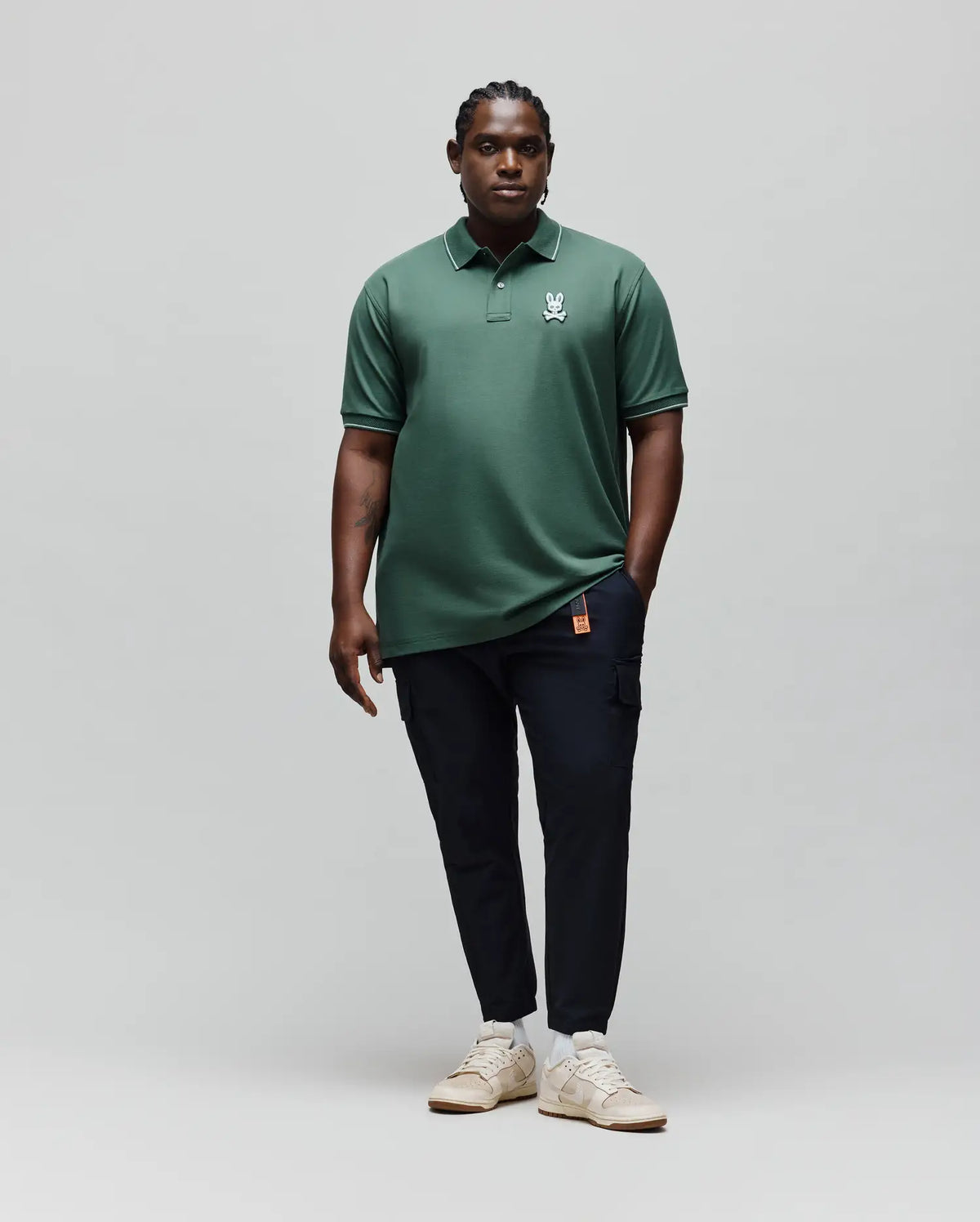 Homme Polo Piqué Grandes Tailles Tate Bunny