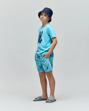KIDS CHUCK ALL OVER PRINT LIGHTWEIGHT SWIM TRUNK - KB1000002