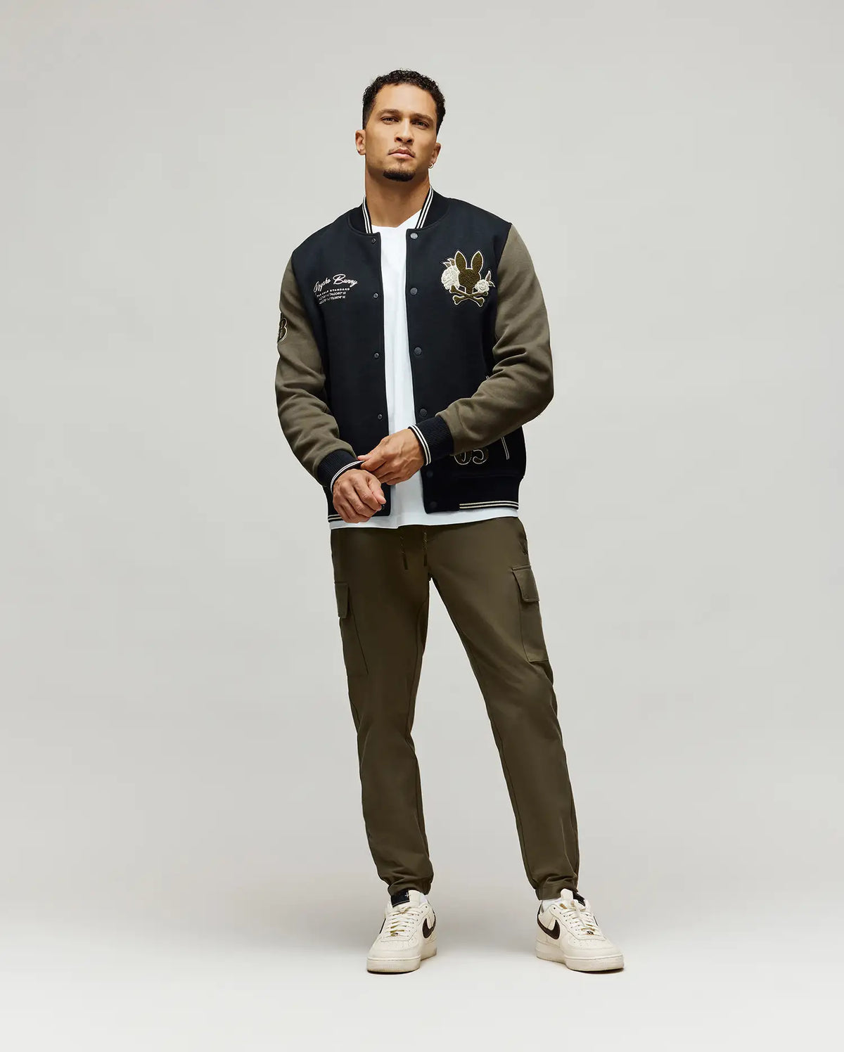 MENS AUGUSTE KNIT VARSITY BOMBER - MO1100050