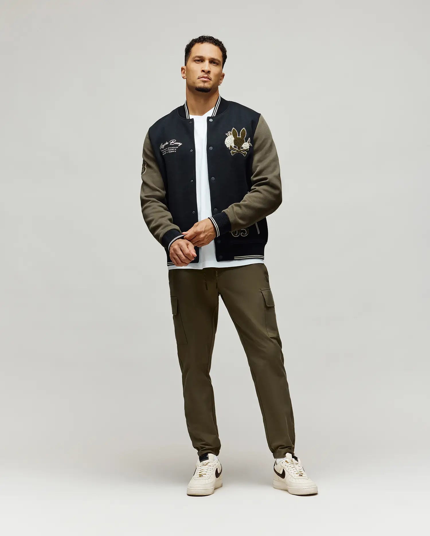 MENS AUGUSTE KNIT VARSITY BOMBER - MO1100050
