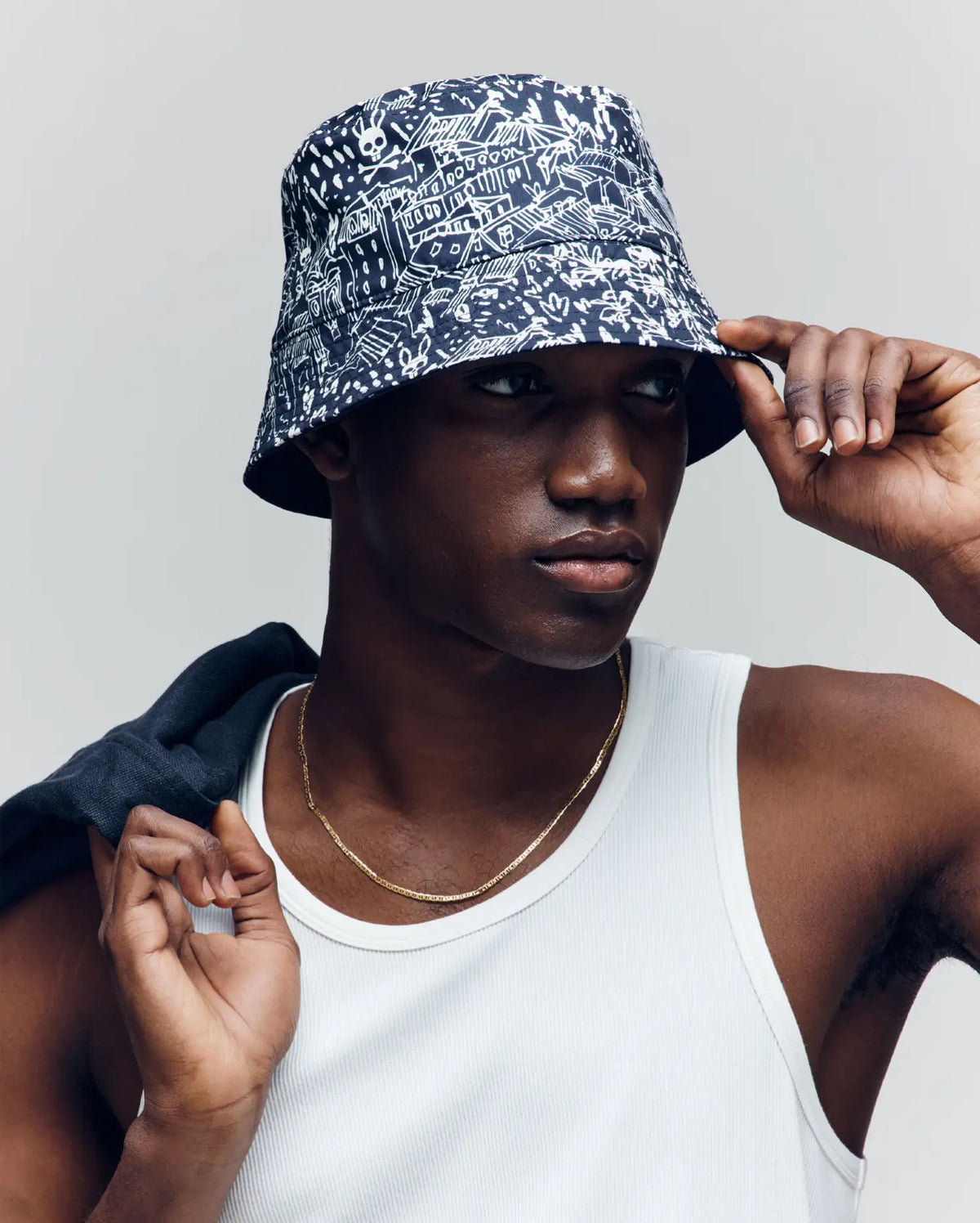 MENS NAXOS REVERSIBLE BUCKET HAT - MO1500006