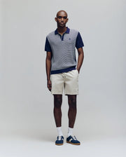 MENS KENNY STRIPED KNIT POLO - MT0400003