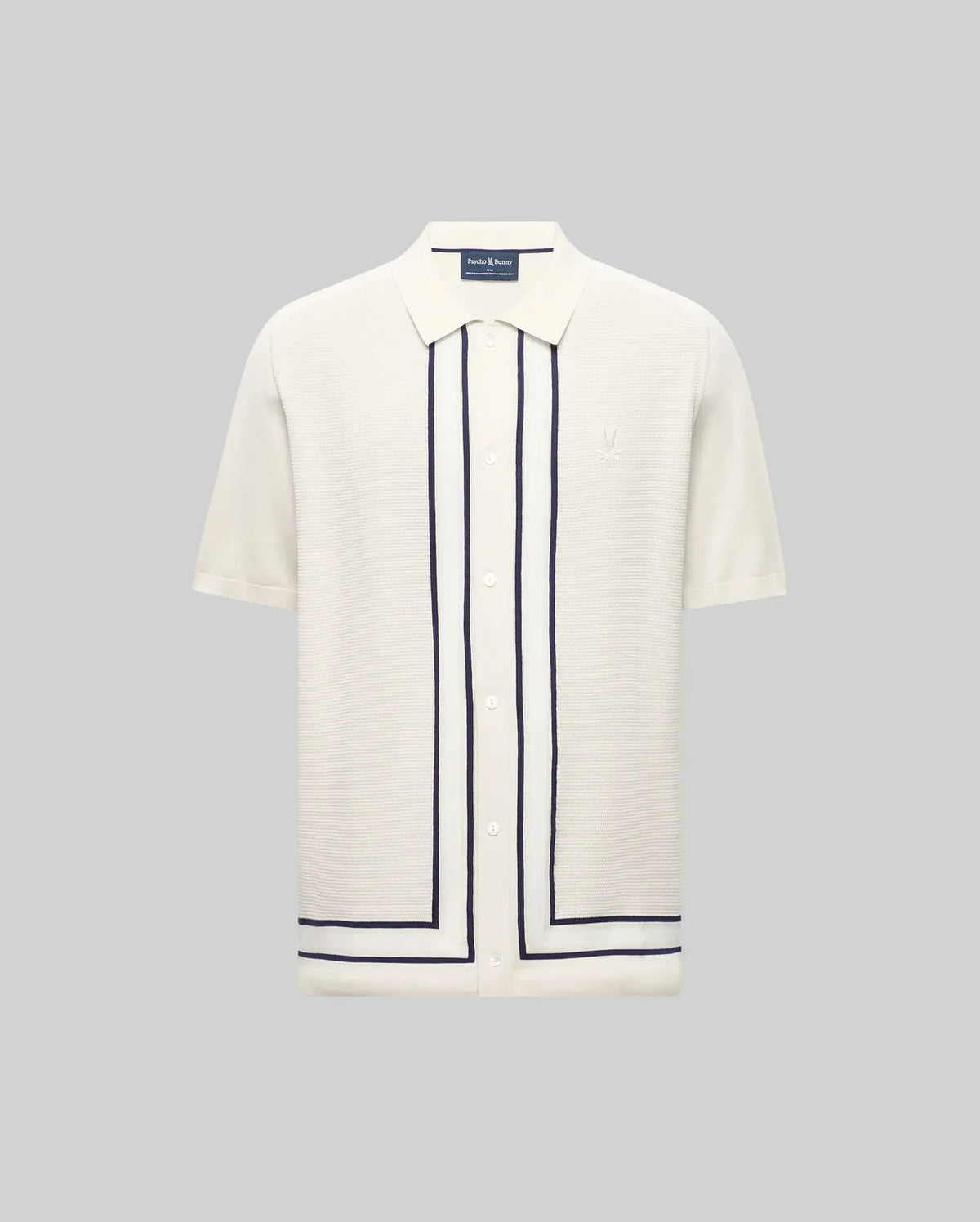 MENS DANNY BORDER STRIPE KNIT SHIRT - MT0400053