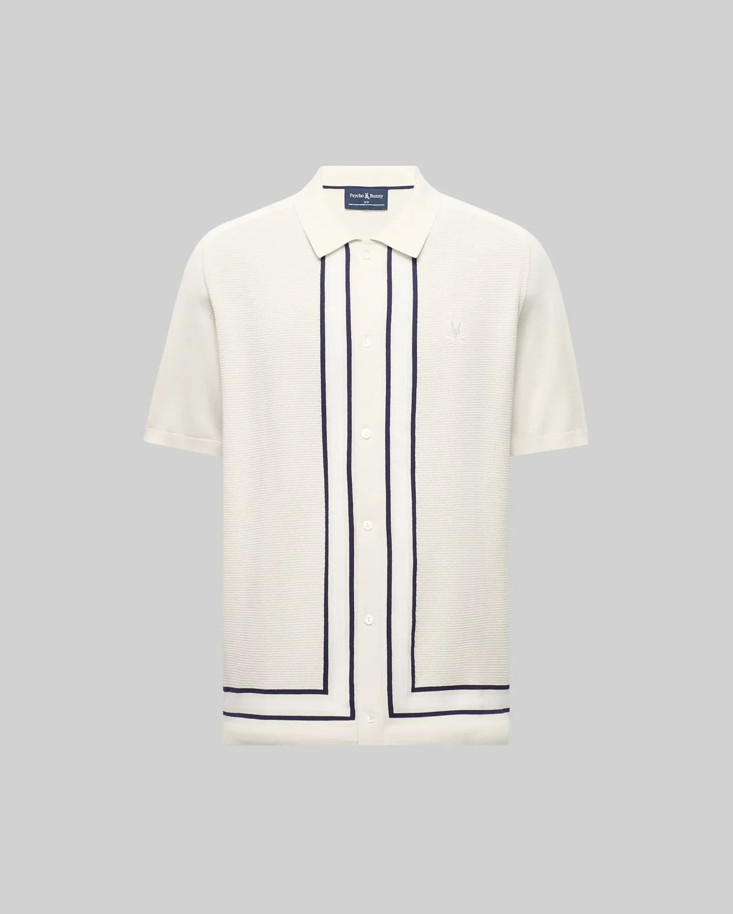 MENS DANNY BORDER STRIPE KNIT SHIRT - MT0400053