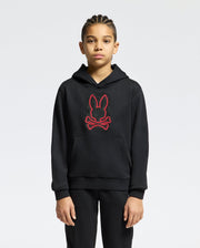 KIDS PIERCE EMBROIDERED CLASSIC FRENCH TERRY HOODIE - B0H135E200