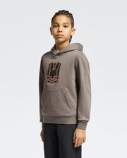 KIDS PIERCE EMBROIDERED CLASSIC FRENCH TERRY HOODIE - B0H135E200