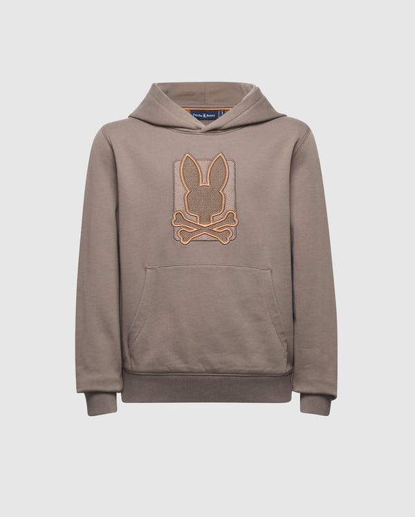 KIDS PIERCE EMBROIDERED CLASSIC FRENCH TERRY HOODIE - B0H135E200