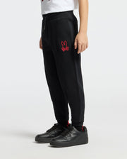 KIDS PIERCE EMBROIDERED CLASSIC FRENCH TERRY SWEATPANT - B0P136E200