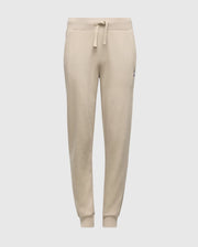 The KIDS LEVY ESSENTIAL FLEECE SWEATPANT - B0P721D200 from Psycho Bunny features a drawstring waistband and cuffed ankles. Crafted from soft material for casual wear, these sweatpants showcase a minimalist design with a logo on the left thigh. Perfect for those seeking comfort, these cotton joggers blend style and ease effortlessly.