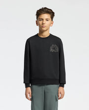 Kids | Kids' Melbourne Classic Crewneck Sweatshirt by Psycho Bunny, featuring an embroidered logo for a cozy, stylish look.