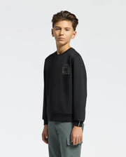 Kids | Kids' Melbourne Classic Crewneck Sweatshirt by Psycho Bunny, featuring an embroidered logo for a cozy, stylish look.