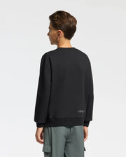 Kids | Kids' Melbourne Classic Crewneck Sweatshirt by Psycho Bunny, featuring an embroidered logo for a cozy, stylish look.