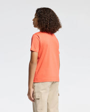 Kids | Kids' Classic Crew Neck Tee in hot coral by Psycho Bunny, featuring a soft cotton design and embroidered logo for a bold, stylish look.