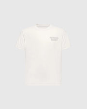 The KIDS SYDNEY BACK GRAPHIC TEE - B0U509F200 by Psycho Bunny features "Psycho Bunny" text on the upper left chest, is made from soft Pima cotton, and has a classic crew neck design. It's a regular fit tee shown on a light gray background.