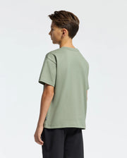 Kids | Kids' Desert Oversized Pocket Tee by Psycho Bunny, featuring a relaxed fit, chest pocket, and embroidered logo for a casual, stylish look.