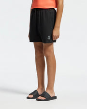 Kids | Black swim shorts with hydrochromic technology