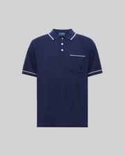 MENS LONGFORD FINE KNIT POLO - B6E500F200