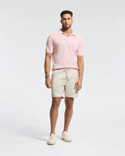 MENS LEETON JOHNNY COLLAR KNIT POLO - B6E562F200