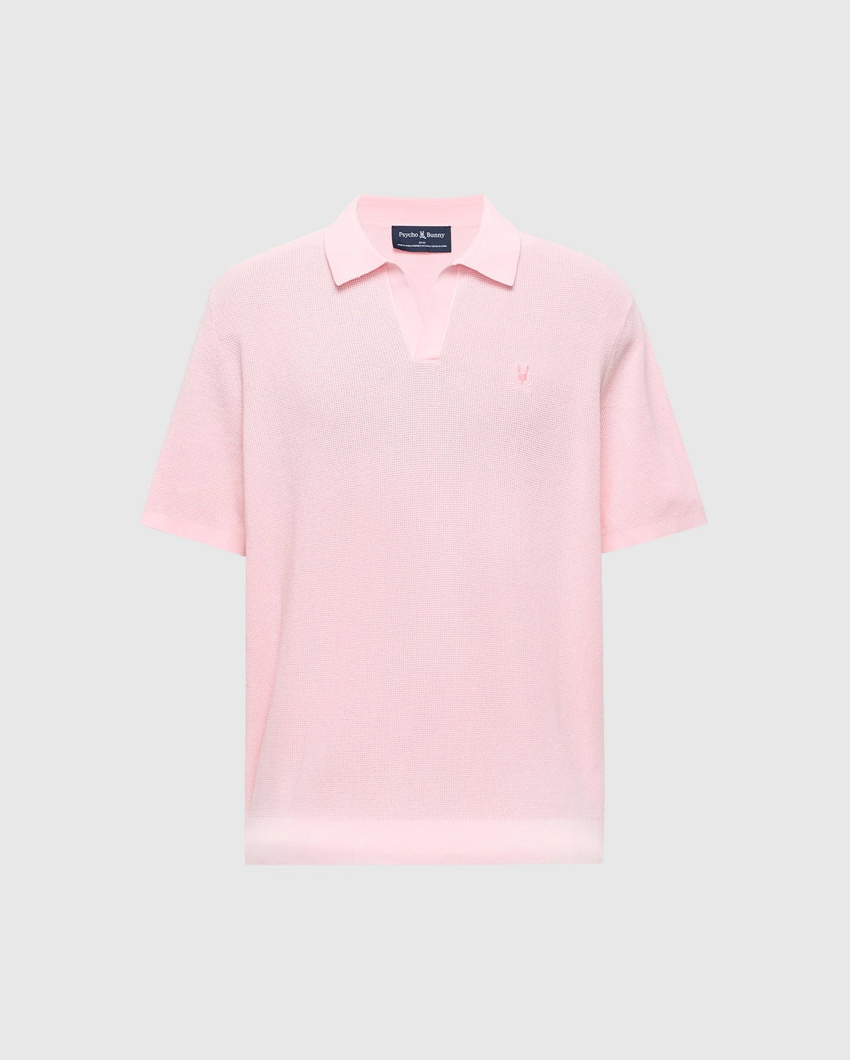 MENS LEETON JOHNNY COLLAR KNIT POLO - B6E562F200
