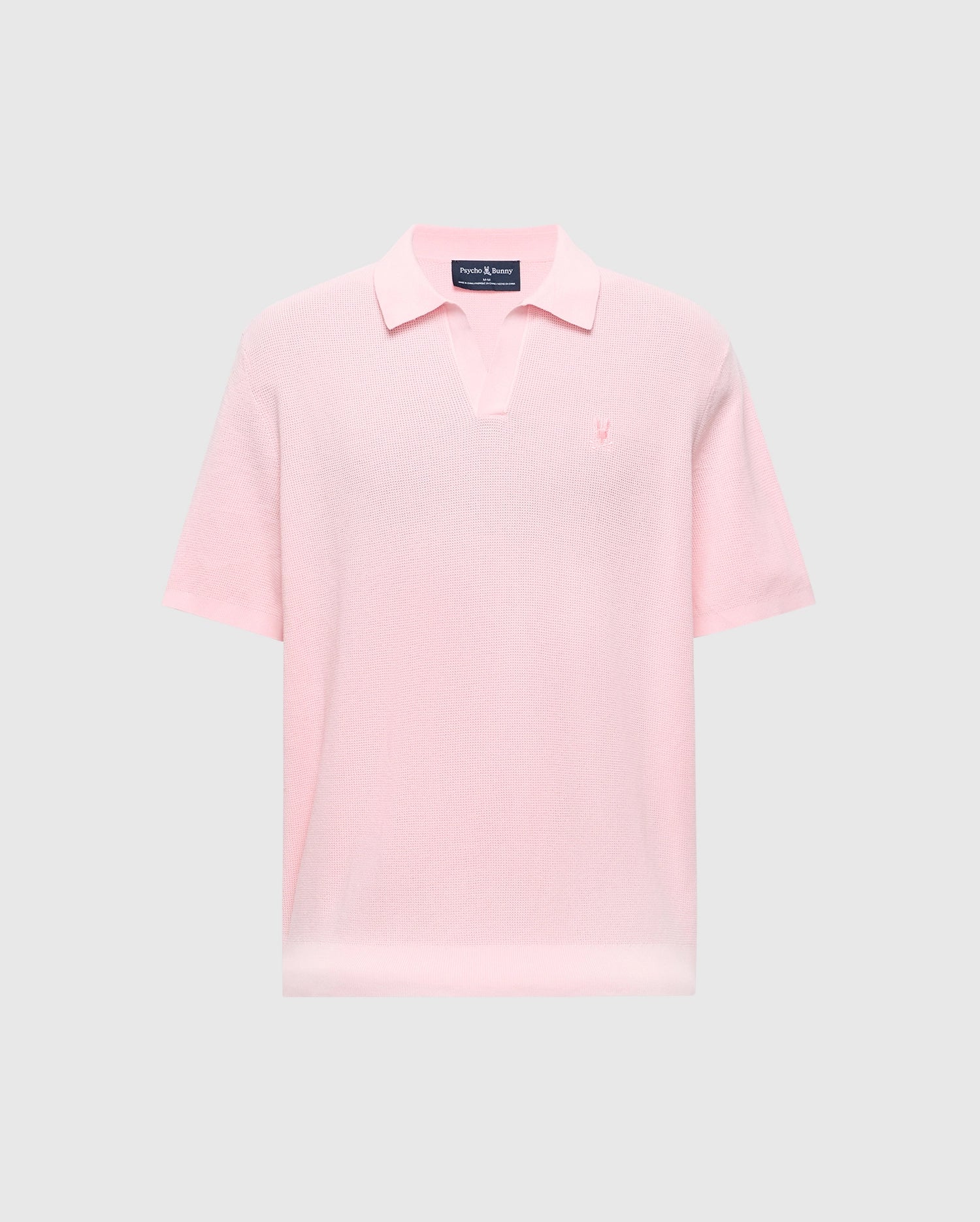 MENS LEETON JOHNNY COLLAR KNIT POLO - B6E562F200