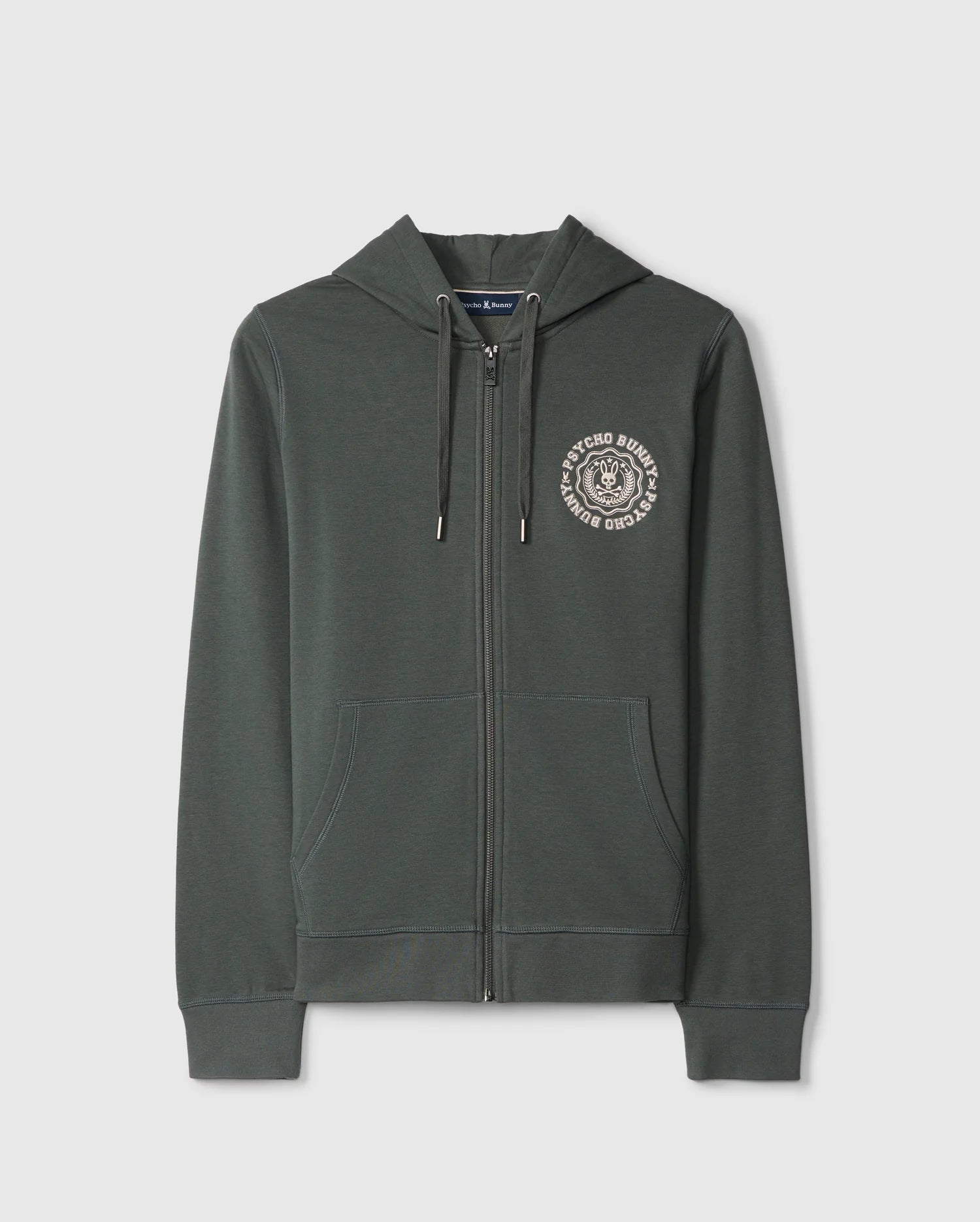 LONDON EMBROIDERED ZIP HOODIE - B6H803D200