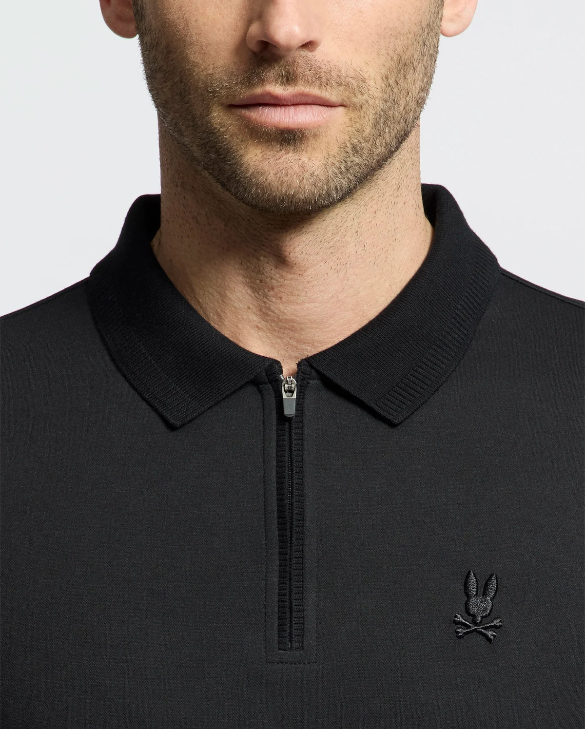 MENS TREVOR PERFORMANCE PIQUE ZIP UP POLO - B6K557F200