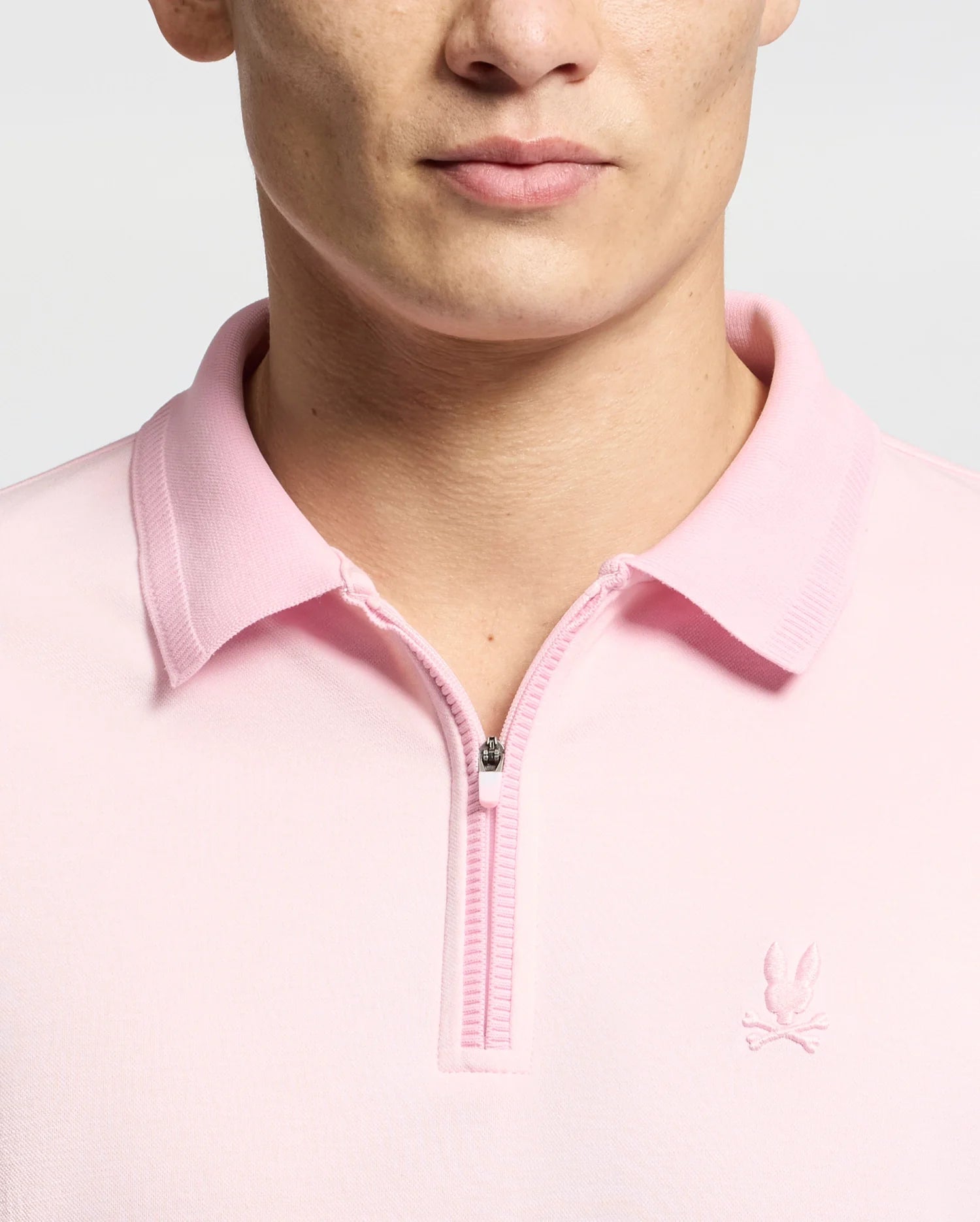MENS TREVOR PERFORMANCE PIQUE ZIP UP POLO - B6K557F200