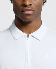 MENS TREVOR PERFORMANCE PIQUE ZIP UP POLO - B6K557F200