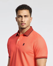 MENS JONAS STRIPE COLLAR PIQUE POLO - B6K583F200