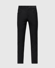 A pair of Psycho Bunny MENS HAYS TWILL PANT - B6P894D200 showcased against a light gray background. These pants feature a classic five-pocket design and a straight-leg cut, crafted from cotton-blend twill for ultimate comfort.