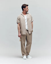 MENS WINDCREST LINEN BLEND SHORT SLEEVE SHIRT - B6Q148C200