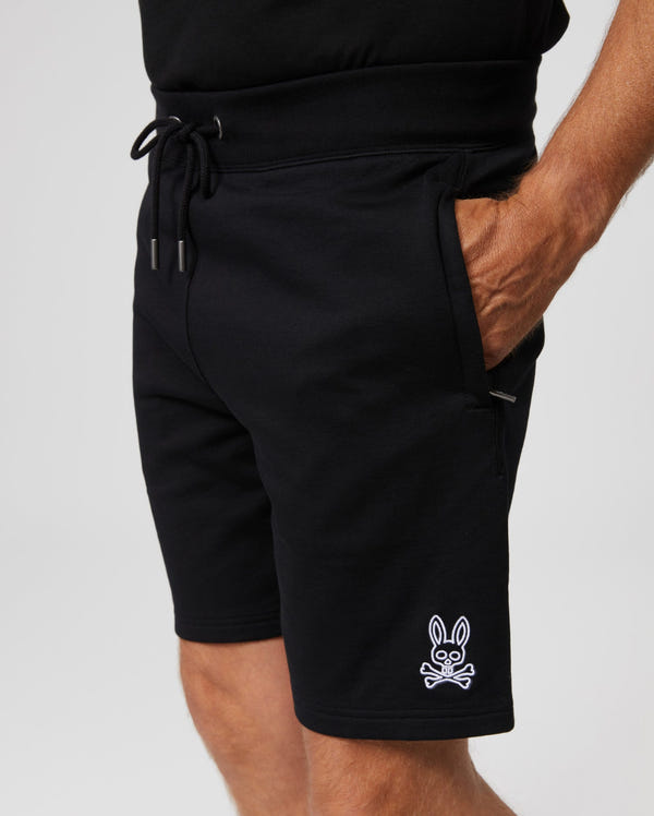 MENS GRESHAM EMBROIDERED SWEAT SHORTS - B6R161W1FT
