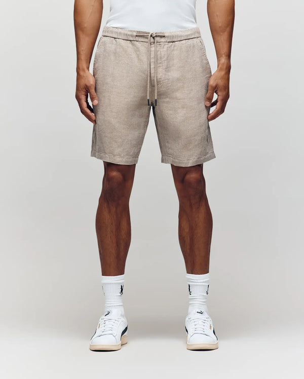 MENS WINDCREST LINEN BLEND DRAWSTRING SHORT - B6R474C200