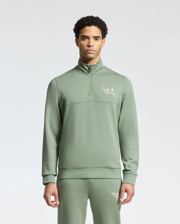 MENS DESERT 1/4 MOCK ZIP - B6S488F200