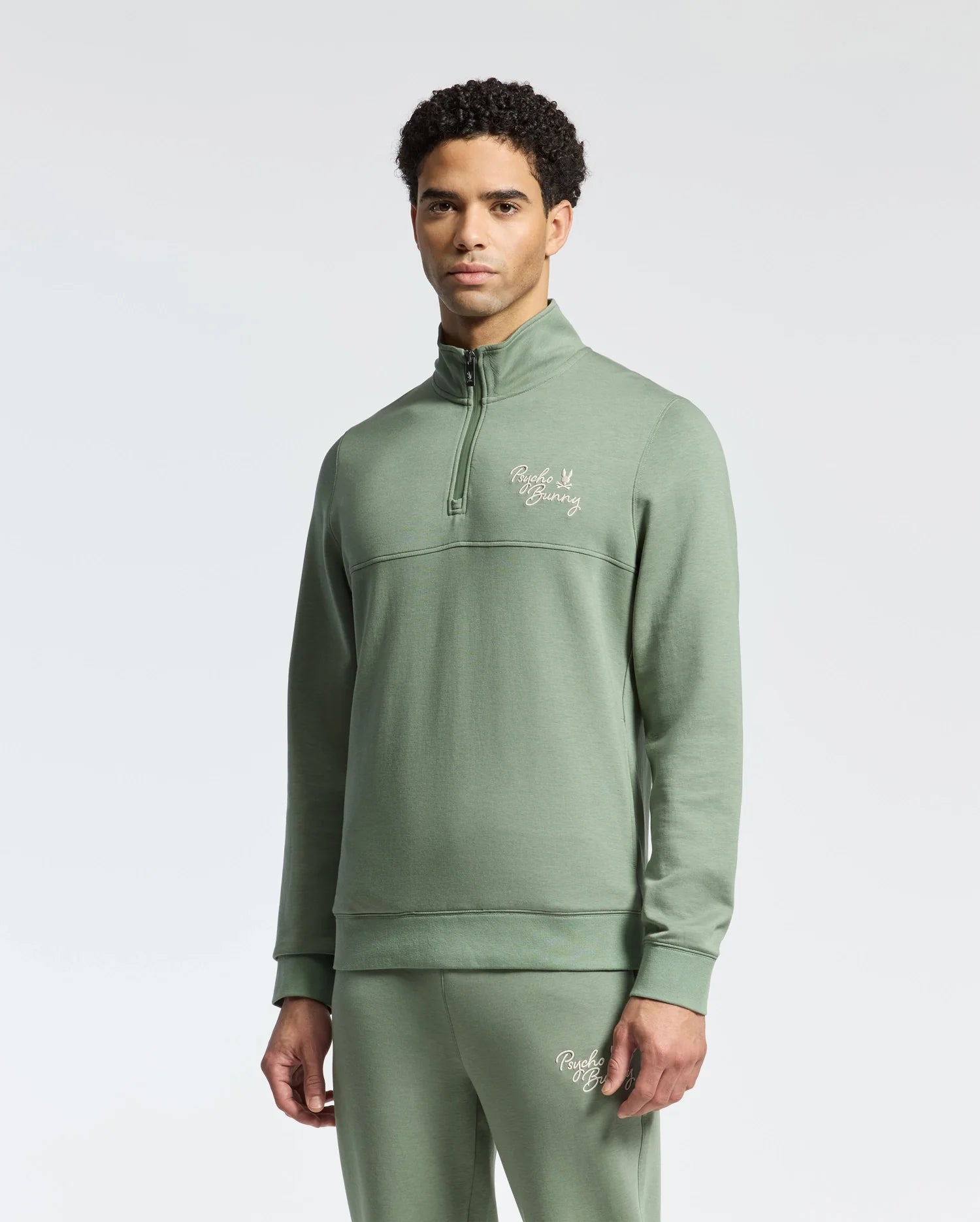 MENS DESERT 1/4 MOCK ZIP - B6S488F200