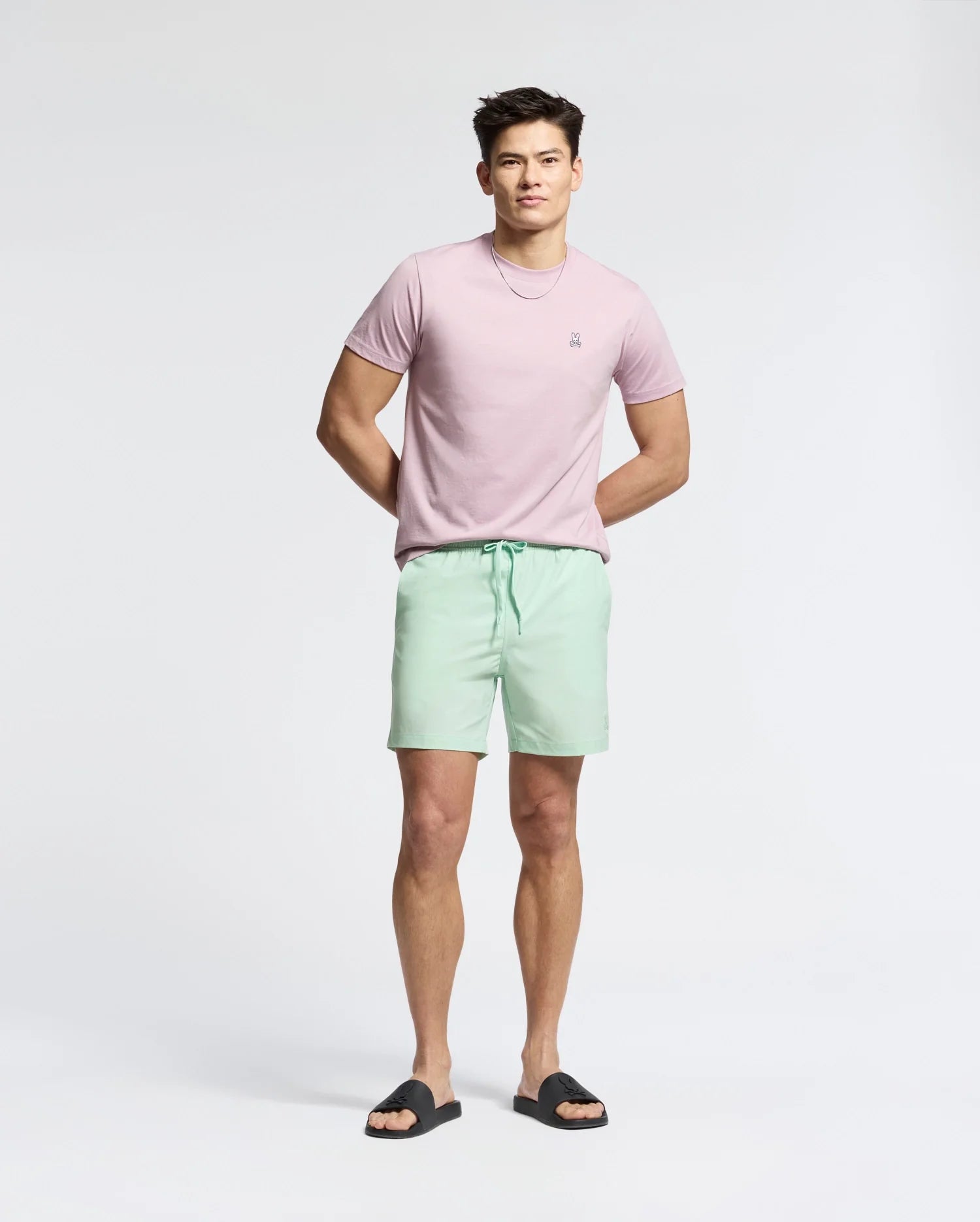 MENS CLASSIC CREW NECK TEE - B6U014F200
