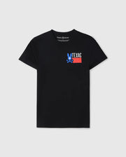 flat front view of pima cotton texas city tee