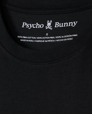 Label detail on the men's pima cotton atlanta city tee