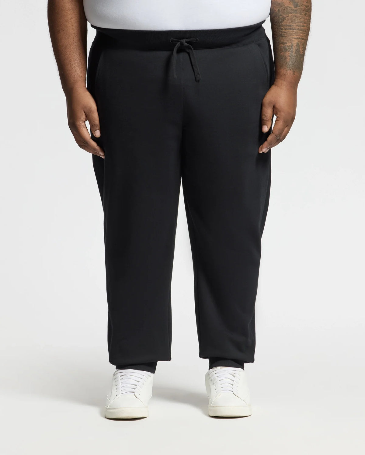 Homme Grandes Tailles Pantalon Levy Essentiel en Molleton