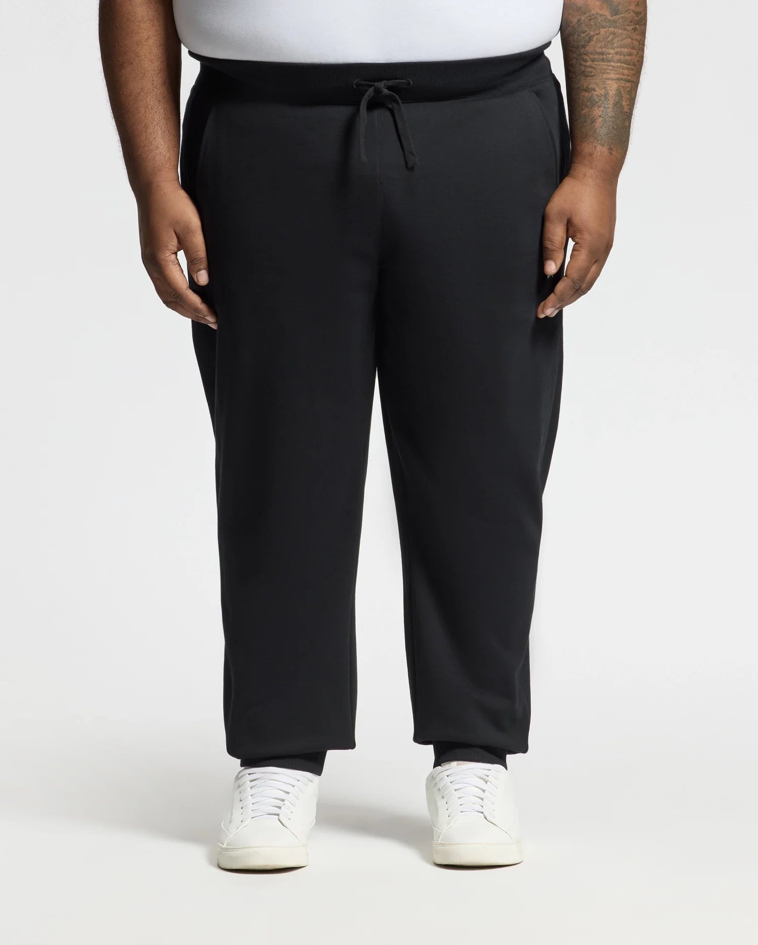 Homme Grandes Tailles Pantalon Levy Essentiel en Molleton